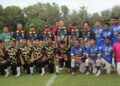 PEMAIN pasukan yang menyertai Karnival Bolasepak Bawah16 Tahun Junior Merdeka Cup di Seri Iskandar di Perak tengah baru-baru ini.