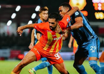 OLWAN meledak gol pada penampilan pertama bersama Selangor FC.-IHSAN SELANGOR FC