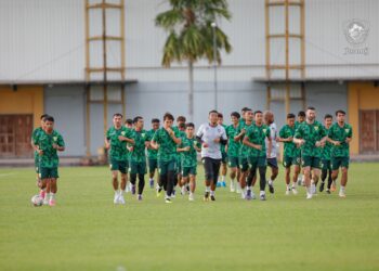 PEMAIN-Pemain utama Kedah Darul Aman FC kembali menjalani sesi latihan selepas melakukan boikot selama hampir dua minggu.-IHSAN KDA FC