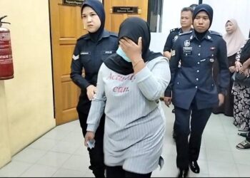 SEORANG ibu muda didakwa di Mahkamah Sesyen Teluk Intan hari ini atas pertuduhan memberi maklumat palsu kepada anggota polis berkaitan kes kecurian wang berjumlah RM600, tiga minggu lalu. - UTUSAN