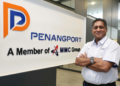 SASEDHARAN Vasudevan pada sesi lawatan media di ibu pejabat Penang Port Sdn. Bhd. (PPSB) di Pulau Pinang, semalam.-UTUSAN/AMIR KHALID