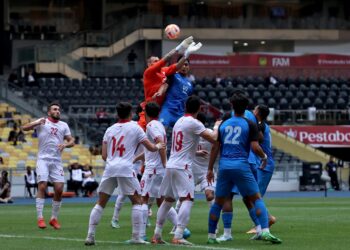 TAJIKISTAN dan Filipina terikat 0-0 dalam masa permainan sebenar di Stadium Nasional Bukit Jalil, sebentar tadi.