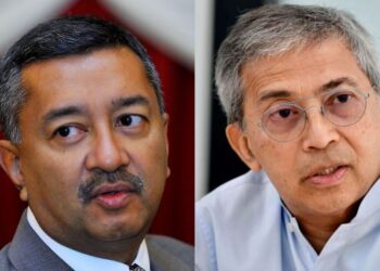 Mokhzani Mahathir (kiri) dan Mirzan Mahathir.