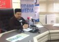 HASNAN Ramli semasa sidang media di di Balai Islam Lundang, Kota Bharu, Kelantan hari ini-UTUSAN/ROSMIZAN RESDI