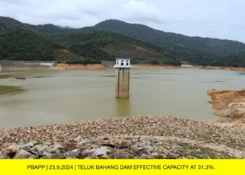 PARAS terkini air di Empangan Teluk Bahang kini mencecah 31.3 peratus selepas hujan lebat melanda Pulau Pinang sejak awal bulan ini.