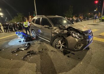 KEMALANGAN berlaku di Jalan Pantai Belimbing-One Krubong, Melaka.