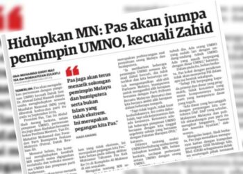 KERATAN laporan Utusan Malaysia.