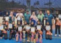 PEMAIN SMK Syed Ahmad yang menjuarai kejohanan bola tampar perempuan MSSPs 2024, baru-baru ini.