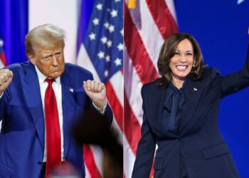 DONALD TRUMP dan KAMALA HARRIS