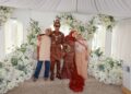 SITI Dayang Suhana Musa (kanan) bersama ibunya, Fatimah Ibrahim menunjukkan gambar kenangan bersama Musa Ahmad di rumah mereka di Kampung Basung, Hulu.Terengganu