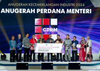 CTRM menerima Anugerah Perdana Menteri dan Anugerah Kecemerlangan Sektor Pembuatan III sempena 
Anugerah Kecemerlangan Industri (AKI) 2024 disampaikan Perdana Menteri, Datuk Seri Anwar Ibrahim.