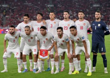 Indonesia mencatat keputusan seri 2-2 menentang Bahrain dalam pusingan ketiga Kumpulan C Kelayakan Piala Dunia 2026 zon Asia di Riffa pagi ini. - AFP