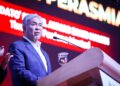 Timbalan Perdana Menteri, Datuk Seri Dr Ahmad Zahid Hamidi menyampaikan ucapan perasmian Dasar Sosial Negara 2030 di Dewan Merdeka, Pusat Dagangan Dunia Kuala Lumpur (WTCKL) di sini hari ini. - UTUSAN/SADDAM YUSOFF