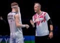 Bekas jurulatih badminton Denmark, Kenneth Jonassen (kanan) antara calon selain Mulyo yang disebut-sebut menggantikan tempat Hendrawan. - AFP