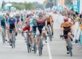 Pelumba JCL Team Ukyo, Matteo Malucelli memenangi peringkat kelapan Le Tour de Langkawi (LTdL) 2024 di Bintulu, semalam.