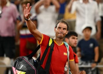 RAFAEL Nadal mengumumkan beliau akan bersara daripada lapangan profesional selepas berakhir Piala Davis pada November ini. - AFP