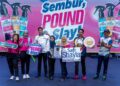 ADAM Adli (dua dari kanan)  merasmikan program Pound Fitness sempena Hari Sukan Negara 2024 di Putrajaya, Sabtu lalu.