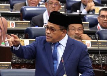 SHAHIDAN Kassim ketika membahas Rang Undang-Undang (RUU) Perbekalan 2025 di Dewan Rakyat.