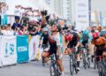 PELUMBA JCL Team Ukyo, Matteo Malucelli memenangi perlumbaan Le Tour de Langkawi 2024 peringkat ketujuh (Miri-Bintulu), di sini hari ini. - UTUSAN/SHIDDIEQIIN ZON