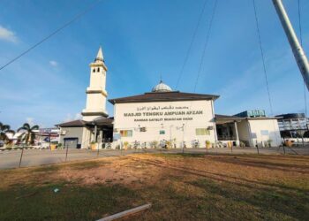 MASJID Tengku Ampuan Afzan Bandar Satelit (MTAABS) di Pahang dikategorikan oleh pengurusan agama negeri sebagai masjid kariah. – GAMBAR MEDIA SOSIAL