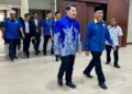 RAFIZI Ramli (tiga dari kanan) dan Mohd. Shukri Ramli hadir ke Sesi Libat Urus Rancangan Malaysia Ke-13 (RMK13) 2026-2030 (SLU RMK13) di Dewan 2020, Kangar, Perlis, hari ini. -UTUSAN / ASYRAF MUHAMMAD