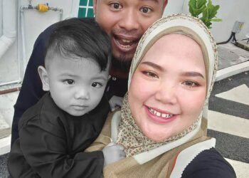 MOHD. Shafry Mohd. Sazren yang meninggal dunia dalam kemalangan di Lebuhraya PLUS arah Selatan semalam bersama ibu, Azratul Nabila Mohd. Yusoff dan bapanya, Mohd. Sazren Sahar.