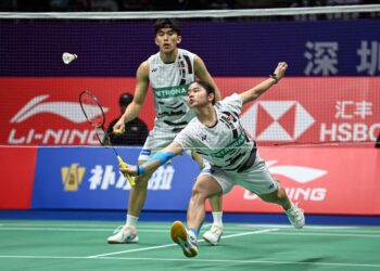 Kejayaan Hoo Pang Ron-Cheng Su Yin muncul naib juara pada China Masters mendorong Malaysia untuk melahirkan lebih ramai pasangan beregu campuran pada masa akan datang. - AFP