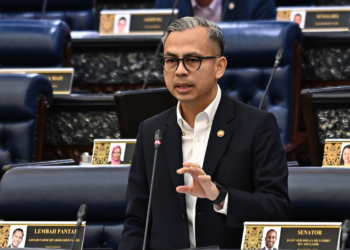 FAHMI Fadzil pada Sesi Waktu Pertanyaan-Pertanyaan Menteri (MQT) di Dewan Rakyat, hari ini. - JABATAN PENERANGAN MALAYSIA