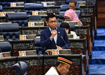 MOHAMAD Alamin di Dewan Rakyat, di sini, hari ini. - IHSAN JABATAN PENERANGAN