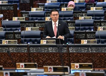 NGA Kor Ming di Dewan Rakyat, hari ini. - IHSAN JABATAN PENERANGAN