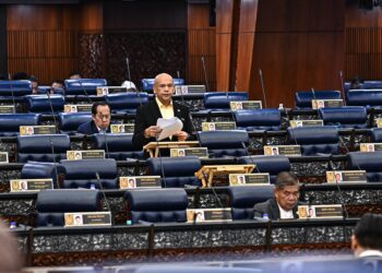 ARMIZAN Mohd. Ali ketika menggulung Rang Undang-undang Perbekalan 2025 di Dewan Rakyat, hari ini.