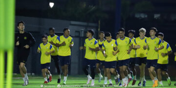 HARIMAU Malaya sudah bersedia untuk berdepan India pada  perlawanan persahabatan antarabangsa di Hyderabad, malam ini.-IHSAN FAM