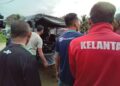 KEADAAN lokasi kejadian seorang remaja ditemukan lemas di Kampung Padang Enggang, Kota Bharu, Kelantan-IHSAN BOMBA.