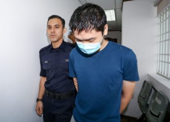 LEE Hao Yi didakwa membunuh ibu saudaranya ketika pertuduhan di Mahkamah Majistret Ipoh hari ini - UTUSAN/MUHAMAD NAZREEN SYAH MUSTHAFA