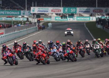 Penganjur MotoGP bercadang menjadikan Barcelona sebagai venue penutup kalendar musim ini selepas perlumbaan di Grand Prix Malaysia gagal mencari juara dunia 2024. - AFP