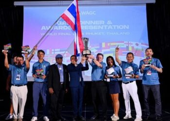 PASUKAN Thailand merangkul kejuaraan berpasukan dalam edisi ke-28 WAGC World Final 2024.