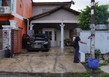 RUMAH penampungan dijadikan transit sindiket penyeludupan migran di Kajang, Selangor. - GAMBAR JIM