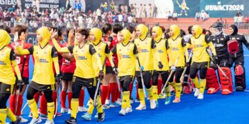 ANTARA aksi pasukan hoki kebangsaan wanita pada perlawanan terakhir liga sepusingan Trofi Juara-juara Asia Wanita 2024, di di Bihar, India. - IHSAN AHF