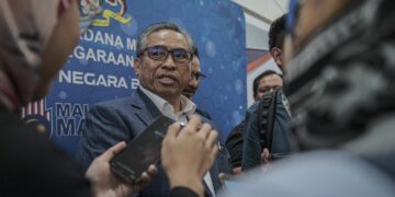 SHAMSUL Azri Abu Bakar ketika ditemui pemberita selepas Seminar Kenegaraan Malaysia MADANI : Taat Setia di Putrajaya. - UTUSAN/FAIZ ALIF ZUBIR