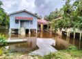 SITUASI banjir yang melanda Kampung Tersang, Rantau Panjang, Kelantan-UTUSAN/ROHANA ISMAIL