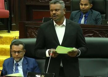 J. ARUL Kumar pada Sesi Pertanyaan Lisan Hari Ketiga, Persidangan Ketiga (Belanjawan) Penggal Kedua, Dewan Undangan Negeri (DUN), Negeri Sembilan Yang Ke-15 di Seremban hari ini.