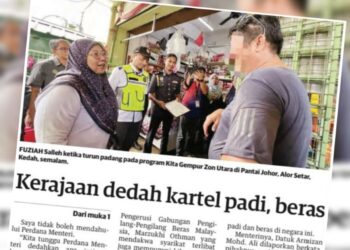 KERATAN laporan Utusan Malaysia.