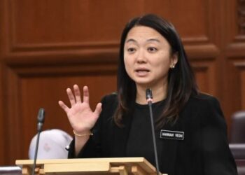 HANNAH Yeoh ketika sesi Waktu Pertanyaan-Pertanyaan Menteri di Dewan Rakyat, hari ini. - FOTO/JABATAN PENERANGAN MALAYSIA