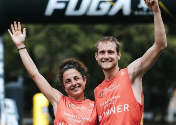 Lorenzo Beltrami (kanan) dan Lide Urrestarazu menjuarai  Kailas Penang Skyrace
 yang merupakan hentian ke-19 bagi Siri Dunia Skyrunner® Merrell musim 2024 di Georgetown, hari ini.