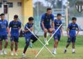 PEMAIN-Pemain Terengganu sudah bersedia melayan kunjungan Negeri Sembilan pada aksi suku akhir Piala Malaysia 2024 di Stadium Sultan Mizan Zainal Abidin, Kuala Nerus,malam ini.-IHSAN TFC