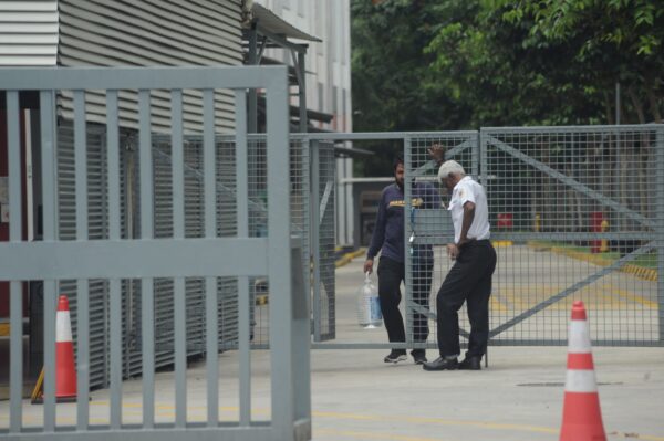 ASRAMA pekerja kendalian Westlite Accommodation di Johor Technology Park dilihat masih beroperasi seperti biasa.