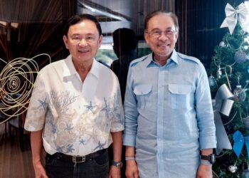 LANTIKAN Thaksin Shinawatra sebagai penasihat tidak rasmi Anwar Ibrahim akan membantu mengukuhkan hubungan Malaysia-Thailand dan sebagai Pengerusi ASEAN. – FACEBOOK ANWAR IBRAHIM