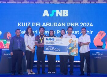 SMK BANDAR Baru Serting membawa pulang hadiah berupa unit Amanah Saham Bumiputera (ASB) bernilai RM3,600.