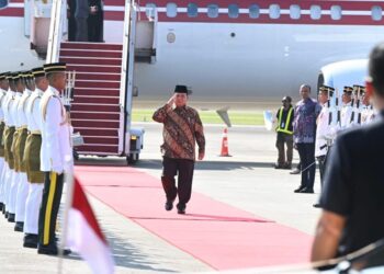 PRABOWO Subianto tiba untuk lawatan kerja di Malaysia - GAMBAR WISMA PUTRA