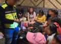 SEBAHAGIAN daripada wanita warga asing yang ditahan dalam Op Gegar oleh Jabatan Imigresen di Kluang, Johor baru-baru ini.